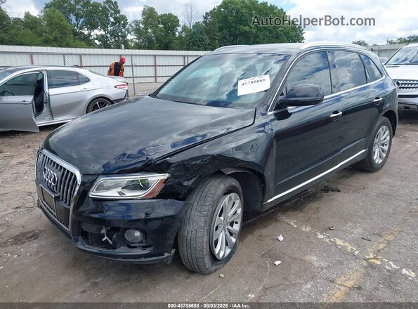 WA1C2AFPXGA048508 2016 AUDI Q5 Black Առջևի ձախ երեք քառորդ տեսարան