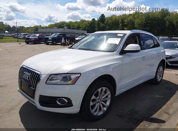 WA1C2AFPXHA045318 2017 AUDI Q5 White წინა მარცხენა ხედი სამი მეოთხედიდან