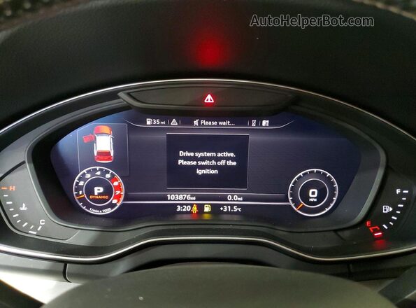 WA1C4AFY0J2042303 2018 AUDI SQ5 Черный Вид щитка приборов