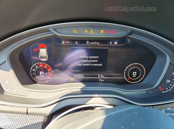 WA1C4AFY2J2116451 2018 AUDI SQ5 Серый Вид щитка приборов