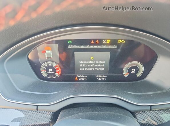 WA1C4AFY3P2195847 2023 AUDI SQ5 Серый Вид щитка приборов