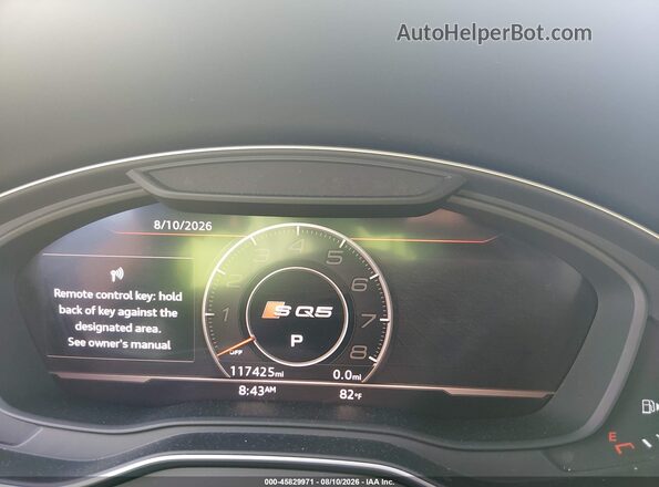 WA1C4AFY6J2110541 2018 AUDI SQ5 Gray 