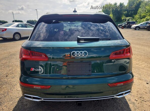 WA1C4AFY8J2101243 2018 AUDI SQ5 Green Սարքավորումների վահանակի տեսք