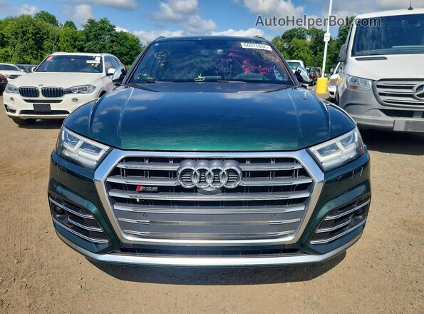 WA1C4AFY8J2101243 2018 AUDI SQ5 Green Առջևի վահանակի տեսք