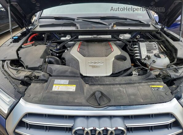 WA1C4AFY8J2161538 2018 AUDI SQ5 Blue Widok komory silnika