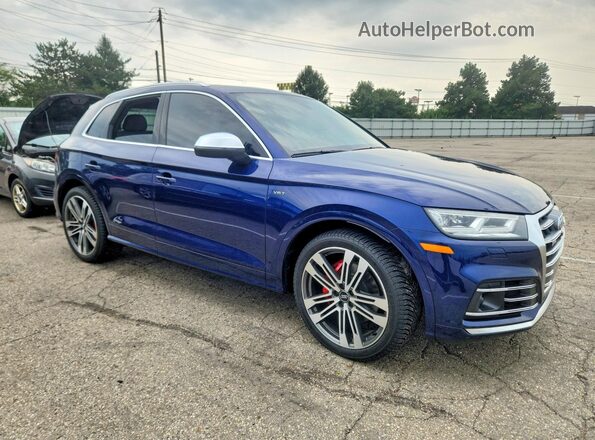 WA1C4AFY8J2161538 2018 AUDI SQ5 Blue Przód prawy