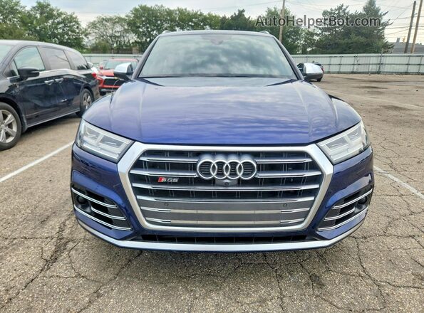 WA1C4AFY8J2161538 2018 AUDI SQ5 Blue Widok z przodu