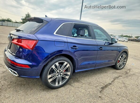 WA1C4AFY8J2161538 2018 AUDI SQ5 Blue Tył prawy