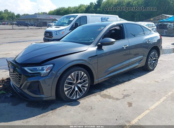 WA1CAAGE4RB048789 2024 AUDI Q8 E-TRON Gray Передня ліва чверть