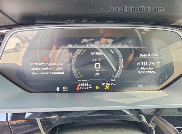 WA1CAAGE7RB005967 2024 AUDI Q8 Black Vista del cuadro de instrumentos