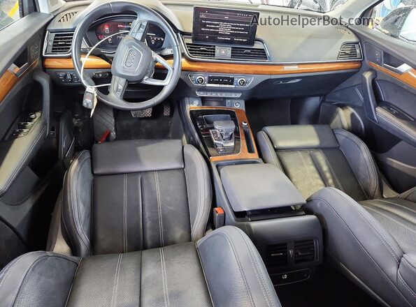 WA1CBAFY6R2047880 2024 AUDI Q5 Gray Dashboard view