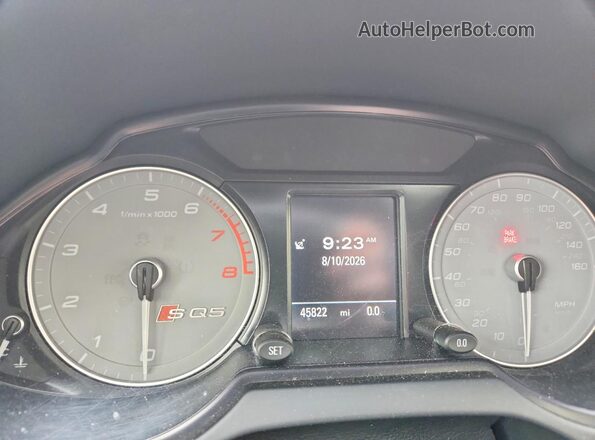 WA1CCAFP4HA077677 2017 AUDI SQ5 Черный Вид щитка приборов