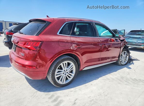 WA1CNAFY2J2060038 2018 AUDI Q5 Maroon Trasero derecho