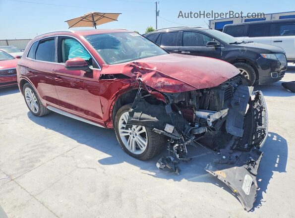 WA1CNAFY2J2060038 2018 AUDI Q5 Maroon Delantero derecho