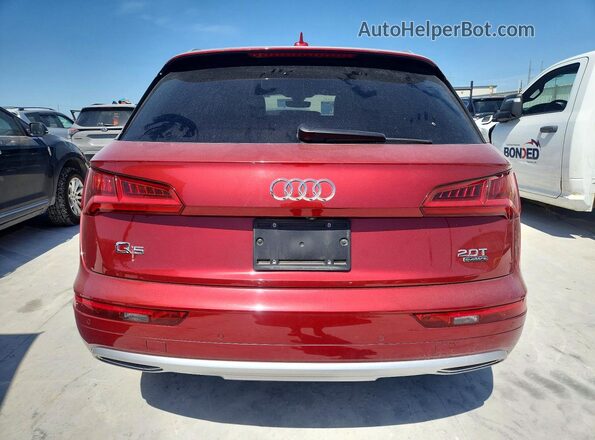WA1CNAFY2J2060038 2018 AUDI Q5 Maroon Vista trasera