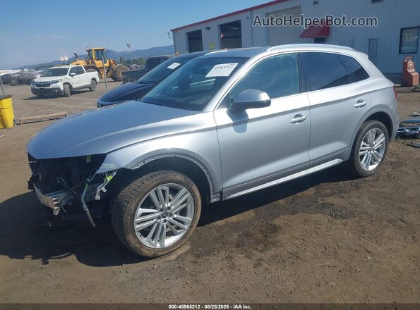 WA1CNAFY2J2085652 2018 AUDI Q5 Silver Przód lewy