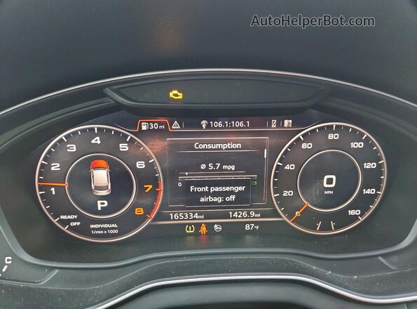 WA1CNAFY2K2042964 2019 AUDI Q5 Черный Вид задних сидений