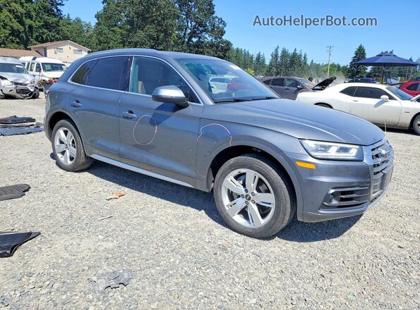 WA1CNAFY4J2029759 2018 AUDI Q5 Gray Առջևի աջ