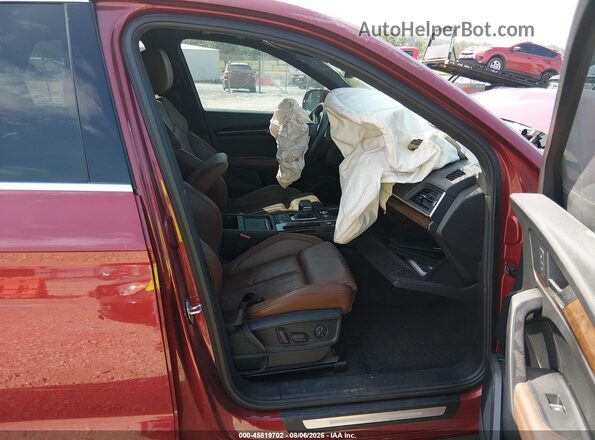 WA1CNAFYXK2113330 2019 AUDI Q5 Burgundy Vista interior delantera