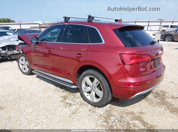WA1CNAFYXK2113330 2019 AUDI Q5 Burgundy Trasero izquierdo