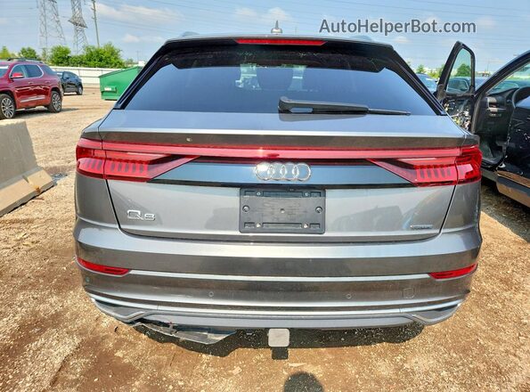 WA1CVAF15KD009366 2019 AUDI Q8 Gray Հետևի տեսք