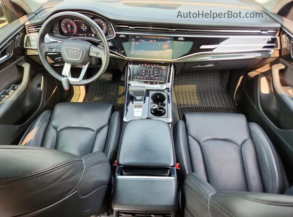 WA1CVAF15KD009366 2019 AUDI Q8 Gray Առջևի վահանակի տեսք
