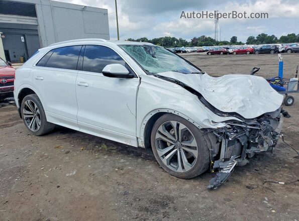 WA1CVAF18KD034651 2019 AUDI Q8 White წინა მარჯვენა