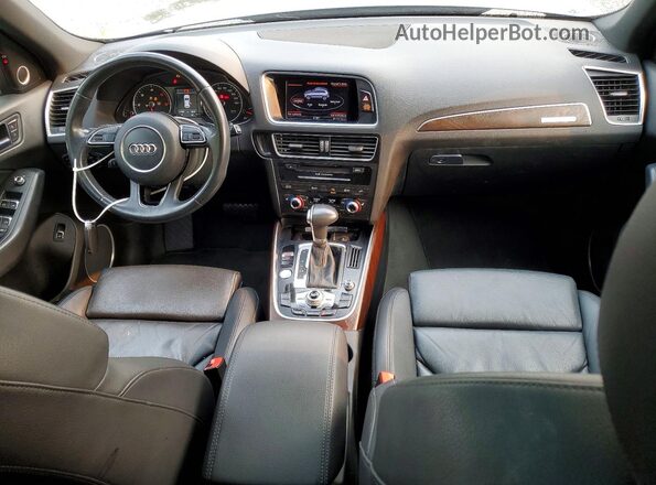 WA1CVAFP6GA042390 2016 AUDI Q5 Charcoal წინა პანელის ხედი