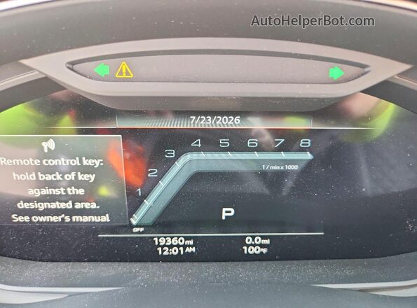 WA1CWBF10PD005445 2023 AUDI SQ8 Black Instrument cluster view
