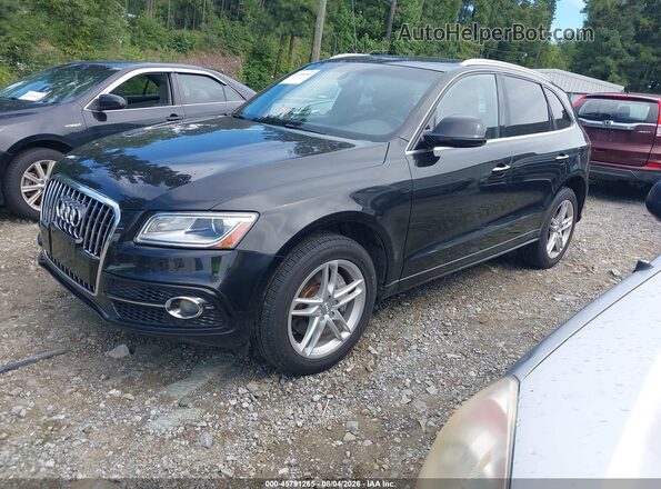 WA1D7AFP0GA094323 2016 AUDI Q5 Black Առջևի ձախ երեք քառորդ տեսարան