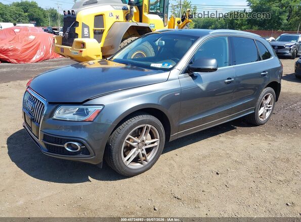 WA1D7AFP3HA055842 2017 AUDI Q5 Gray Передня ліва чверть