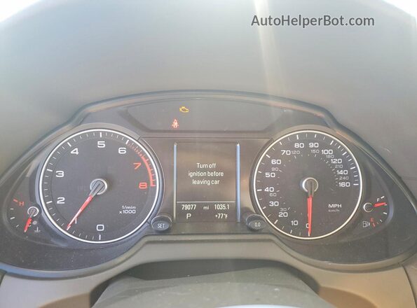WA1D7AFP4GA023271 2016 AUDI Q5 White Սարքավորումների վահանակի տեսք