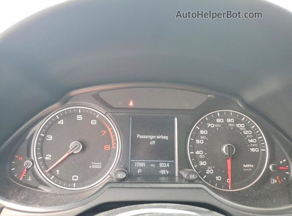 WA1D7AFP7GA075381 2016 AUDI Q5 Серебряный Вид щитка приборов