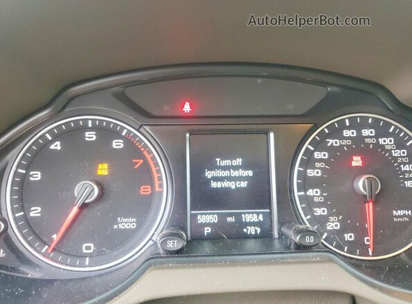 WA1D7AFP9GA123415 2016 AUDI Q5 Black Widok zestawu wskaźników