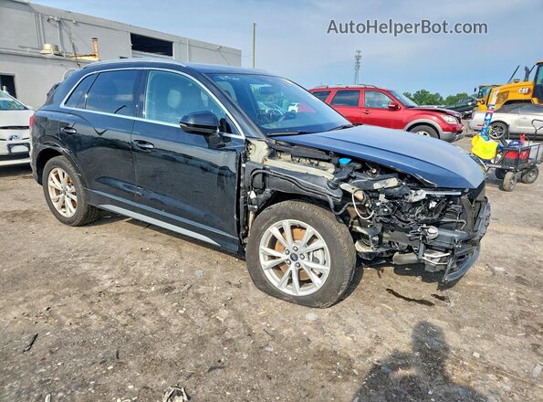 WA1DECF30S1048000 2025 AUDI Q3 Черный Передняя правая четверть