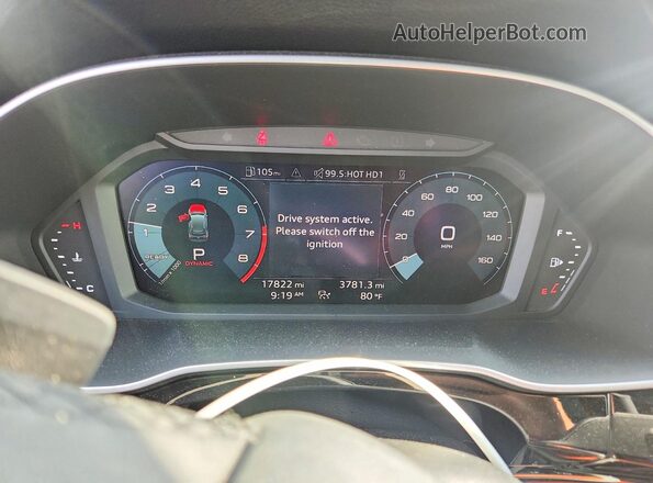 WA1DECF30S1048000 2025 AUDI Q3 Черный Вид щитка приборов