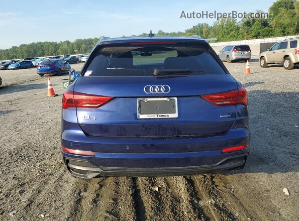 WA1DECF31N1047619 2022 AUDI Q3 Синий Вид сзади