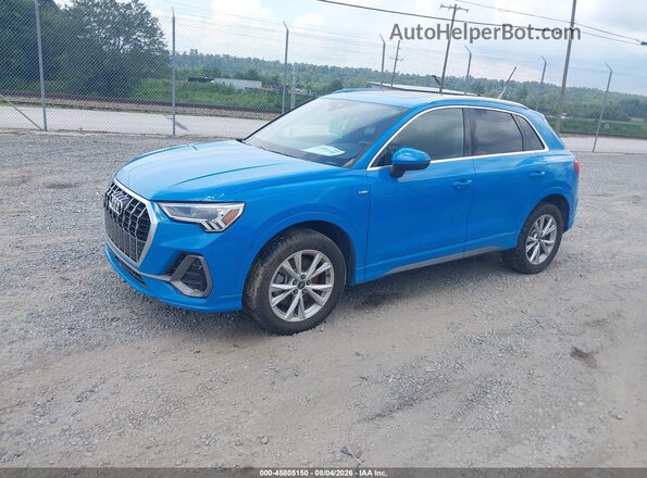 WA1DECF31P1105702 2023 AUDI Q3 Blue Front left