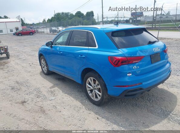 WA1DECF31P1105702 2023 AUDI Q3 Blue Rear left