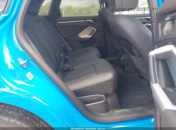 WA1DECF31P1105702 2023 AUDI Q3 Blue VIN sticker view