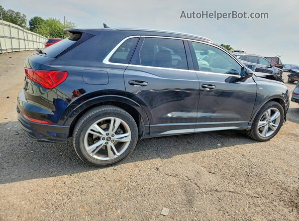 WA1DECF32N1010286 2022 AUDI Q3 Черный Задняя правая четверть