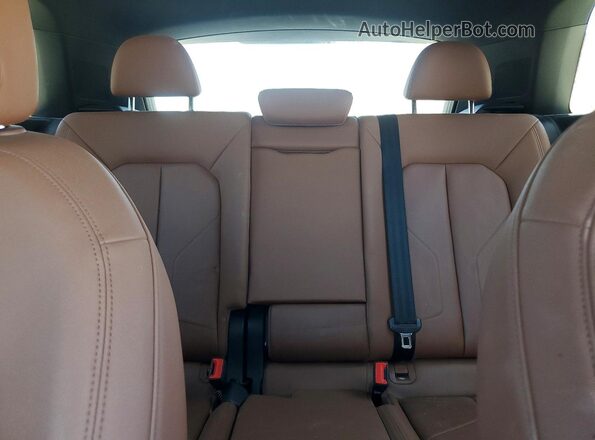 WA1DECF33L1028051 2020 AUDI Q3 Black უკანა სავარძლების ხედი