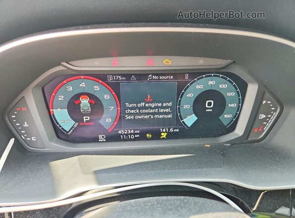 WA1DECF33R1047885 2024 AUDI Q3 Черный Вид щитка приборов