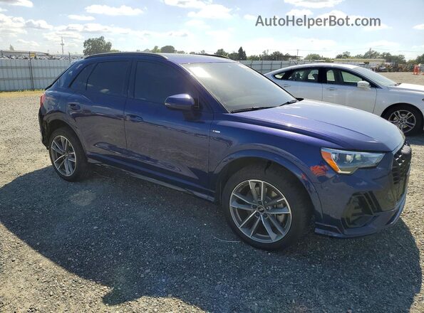 WA1DECF34N1021404 2022 AUDI Q3 Blue Front right