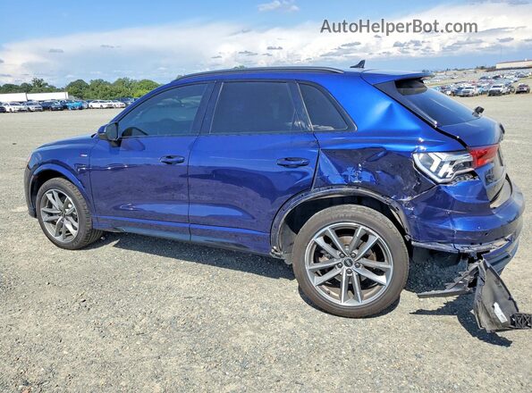 WA1DECF34N1021404 2022 AUDI Q3 Blue Rear left