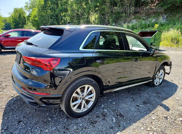 WA1DECF34N1066729 2022 AUDI Q3 Черный Задняя правая четверть