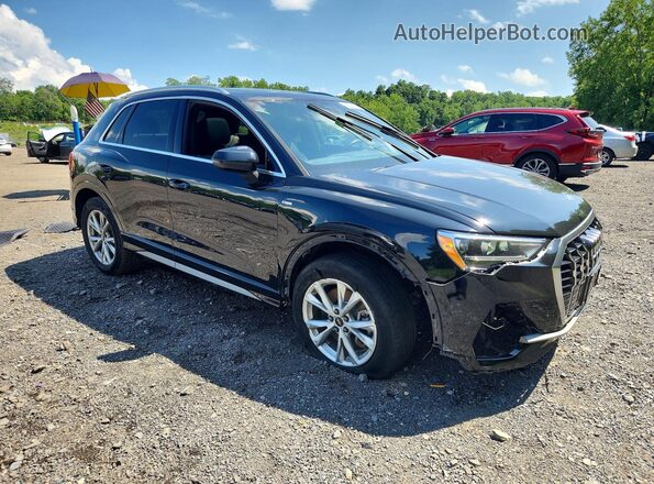 WA1DECF34N1066729 2022 AUDI Q3 Черный Передняя правая четверть
