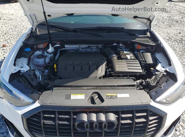 WA1DECF34N1119431 2022 AUDI Q3 White ძრავის განყოფილების ხედი