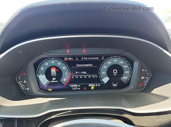 WA1DECF36S1004695 2025 AUDI Q3 Orange Սարքավորումների վահանակի տեսք
