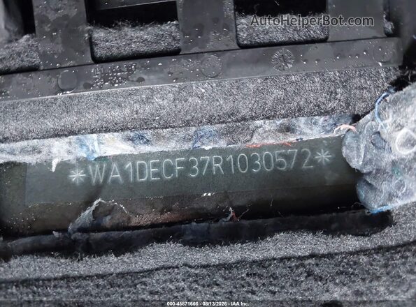 WA1DECF37R1030572 2024 AUDI Q3 Gray Панорамний вид салону 360°
